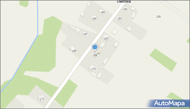 Wólka Kłucka, Wólka Kłucka, 168, mapa Wólka Kłucka