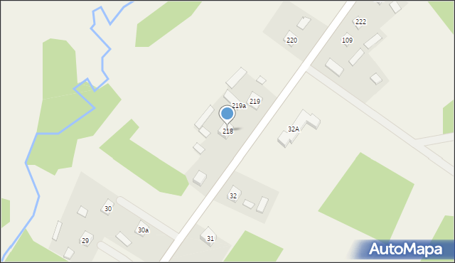 Wólka Kłucka, Wólka Kłucka, 218, mapa Wólka Kłucka