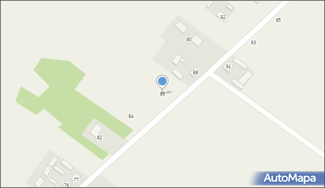 Wólka Kłucka, Wólka Kłucka, 86, mapa Wólka Kłucka