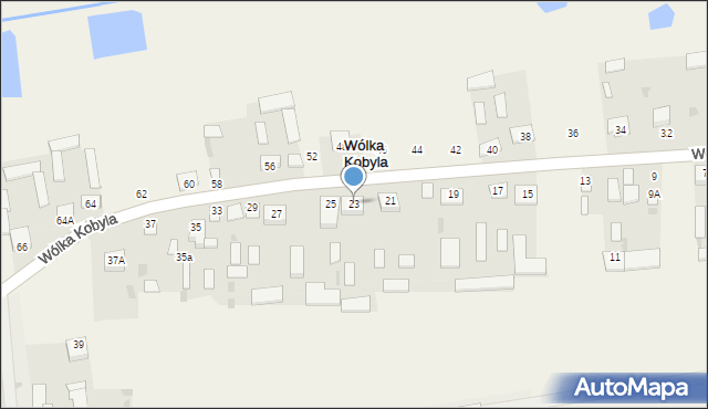 Wólka Kobyla, Wólka Kobyla, 23, mapa Wólka Kobyla