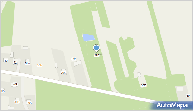Wólka Kokosia, Wólka Kokosia, 39D, mapa Wólka Kokosia