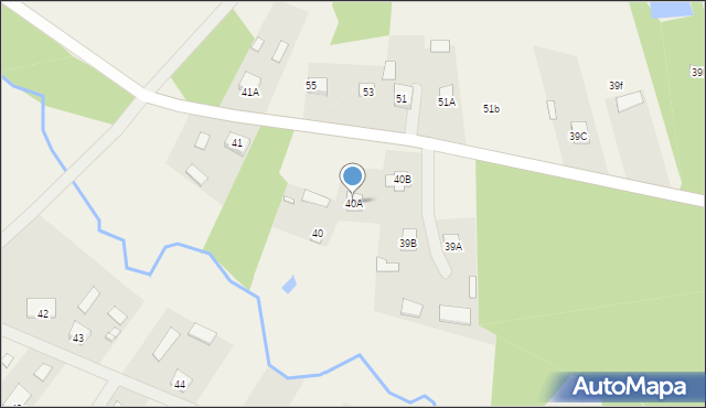 Wólka Kokosia, Wólka Kokosia, 40A, mapa Wólka Kokosia