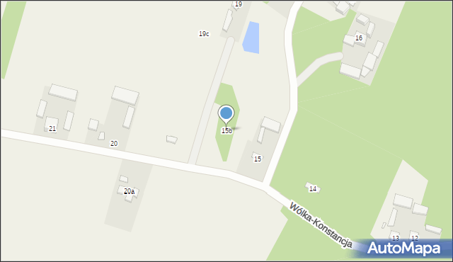 Wólka-Konstancja, Wólka-Konstancja, 15b, mapa Wólka-Konstancja