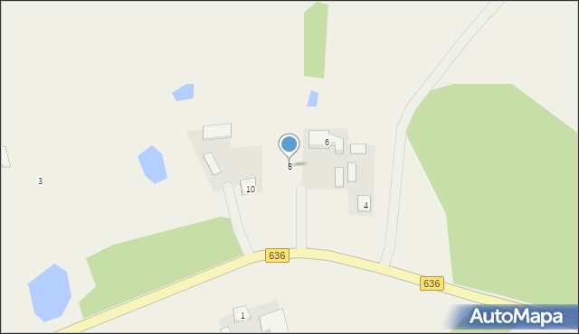 Wólka Kozłowska, Wólka Kozłowska, 8, mapa Wólka Kozłowska