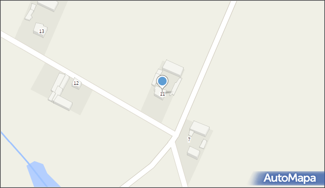 Wólka Krzykowska, Wólka Krzykowska, 11, mapa Wólka Krzykowska