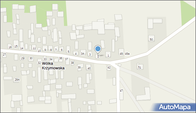 Wólka Krzymowska, Wólka Krzymowska, 2, mapa Wólka Krzymowska