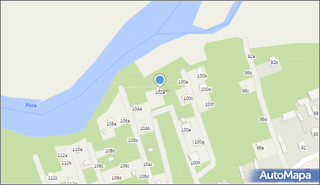 Wólka Kuligowska, Wólka Kuligowska, 102a, mapa Wólka Kuligowska