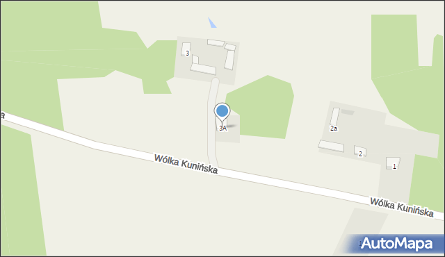 Wólka Kunińska, Wólka Kunińska, 3A, mapa Wólka Kunińska