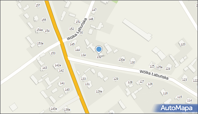 Wólka Łabuńska, Wólka Łabuńska, 132, mapa Wólka Łabuńska