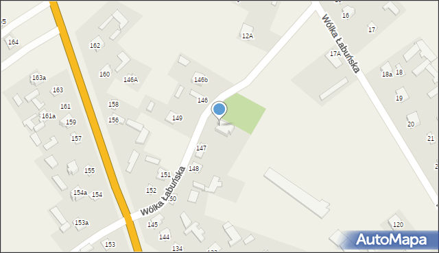 Wólka Łabuńska, Wólka Łabuńska, 147b, mapa Wólka Łabuńska