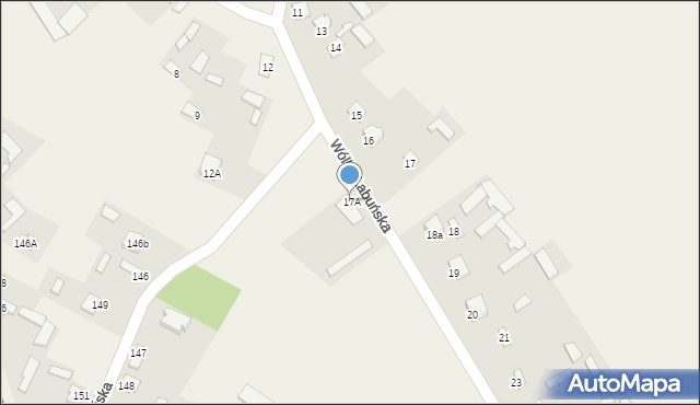Wólka Łabuńska, Wólka Łabuńska, 17A, mapa Wólka Łabuńska