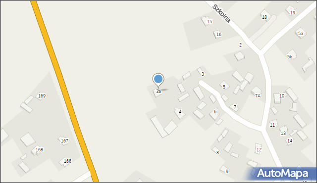 Wólka Łabuńska, Wólka Łabuńska, 3a, mapa Wólka Łabuńska