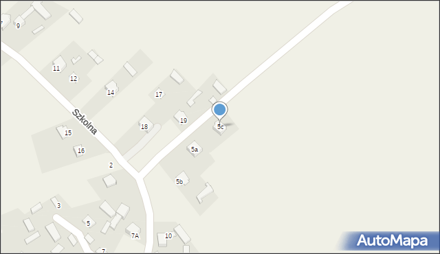 Wólka Łabuńska, Wólka Łabuńska, 5c, mapa Wólka Łabuńska