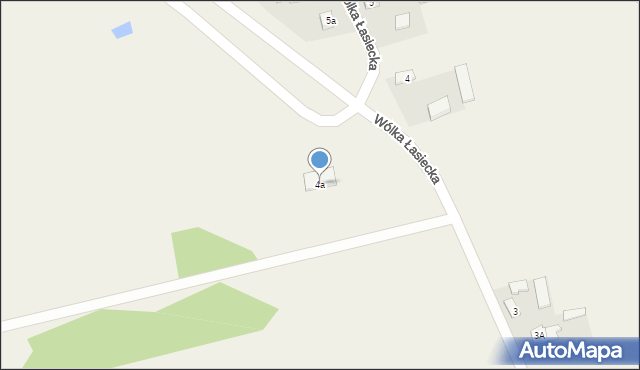 Wólka Łasiecka, Wólka Łasiecka, 4a, mapa Wólka Łasiecka