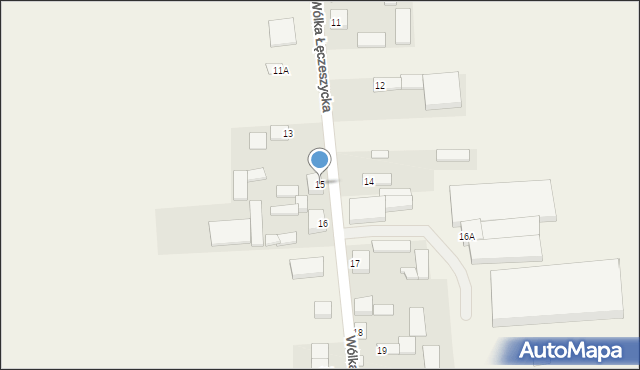 Wólka Łęczeszycka, Wólka Łęczeszycka, 15, mapa Wólka Łęczeszycka