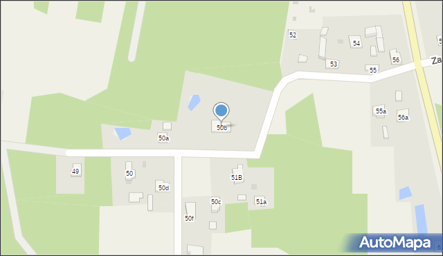 Wólka Łękawska, Wólka Łękawska, 50b, mapa Wólka Łękawska