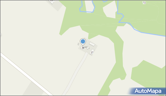 Wólka Lesiewska, Wólka Lesiewska, 38, mapa Wólka Lesiewska