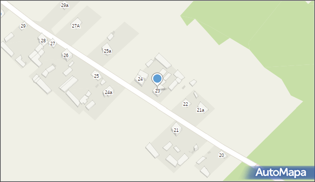Wólka Lesiowska, Wólka Lesiowska, 23, mapa Wólka Lesiowska