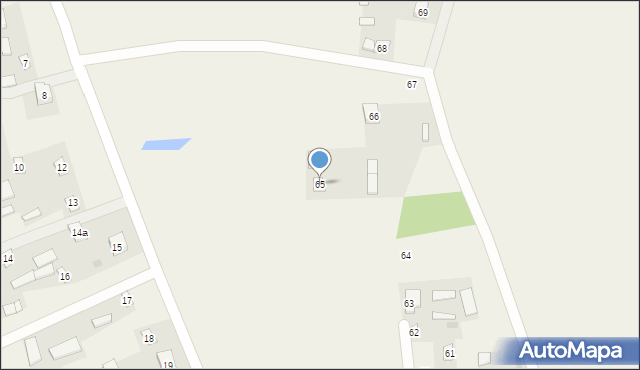 Wólka Leszczańska, Wólka Leszczańska, 65, mapa Wólka Leszczańska
