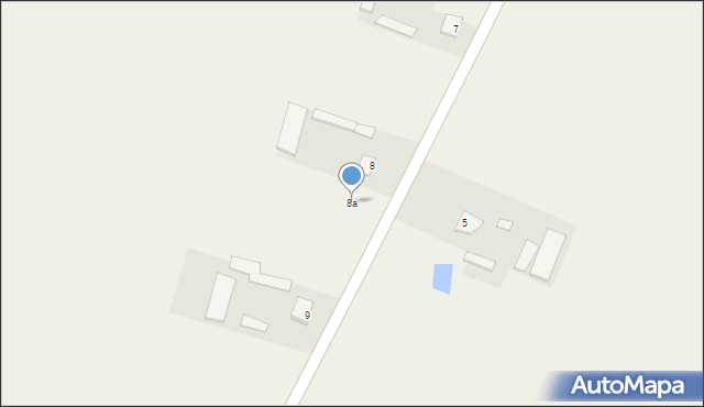 Wólka Łukowska, Wólka Łukowska, 8a, mapa Wólka Łukowska