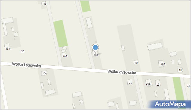 Wólka Łysowska, Wólka Łysowska, 30a, mapa Wólka Łysowska