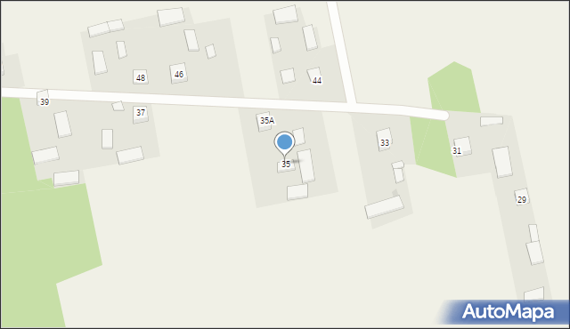 Wólka Łysowska, Wólka Łysowska, 35, mapa Wólka Łysowska