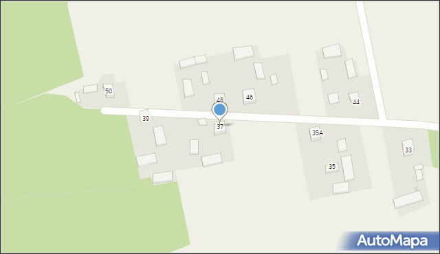 Wólka Łysowska, Wólka Łysowska, 37, mapa Wólka Łysowska