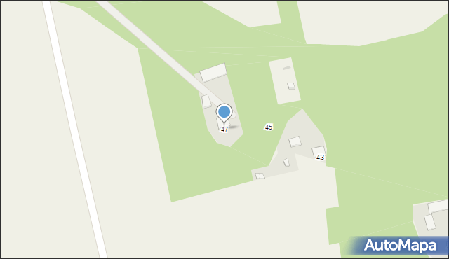 Wólka Łysowska, Wólka Łysowska, 47, mapa Wólka Łysowska