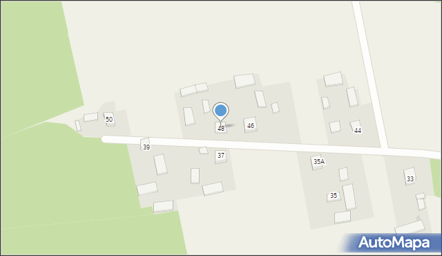 Wólka Łysowska, Wólka Łysowska, 48, mapa Wólka Łysowska