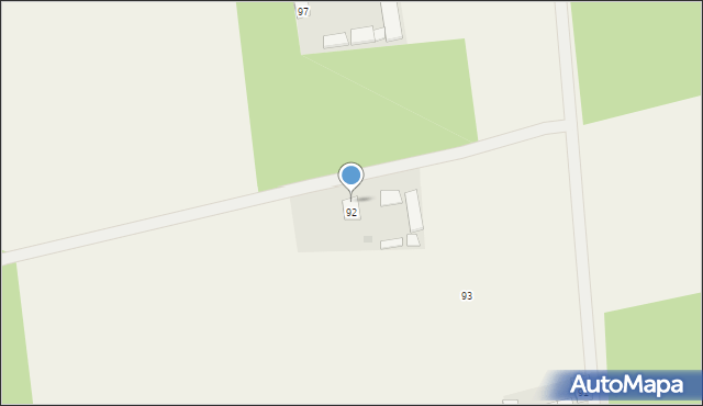 Wólka Łysowska, Wólka Łysowska, 95, mapa Wólka Łysowska