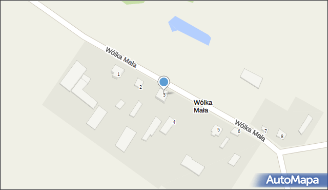 Wólka Mała, Wólka Mała, 3, mapa Wólka Mała