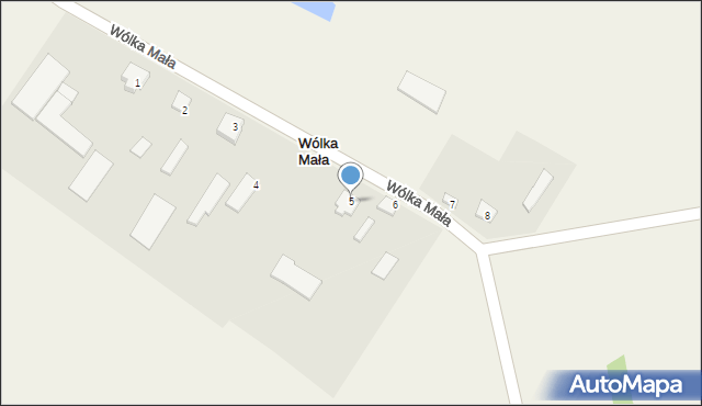 Wólka Mała, Wólka Mała, 5, mapa Wólka Mała