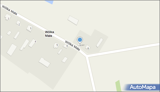 Wólka Mała, Wólka Mała, 7, mapa Wólka Mała