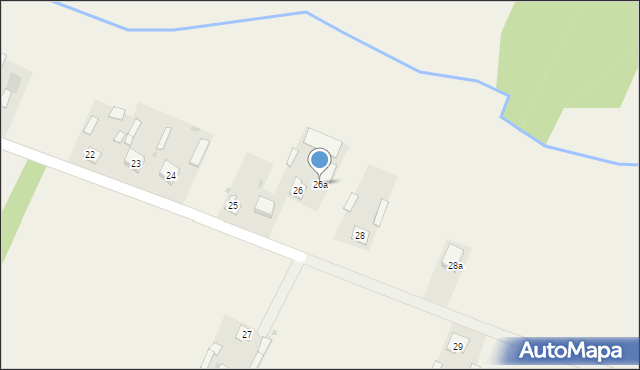Wólka Mieczysławska, Wólka Mieczysławska, 26a, mapa Wólka Mieczysławska