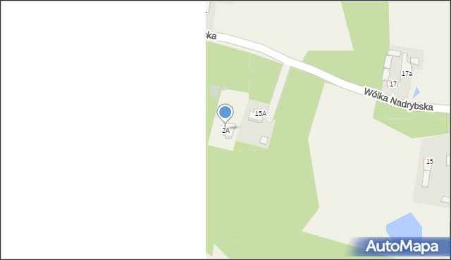 Wólka Nadrybska, Wólka Nadrybska, 2A, mapa Wólka Nadrybska