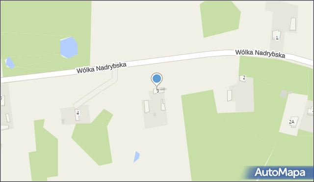 Wólka Nadrybska, Wólka Nadrybska, 3, mapa Wólka Nadrybska