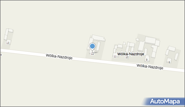 Wólka-Nazdroje, Wólka-Nazdroje, 12, mapa Wólka-Nazdroje