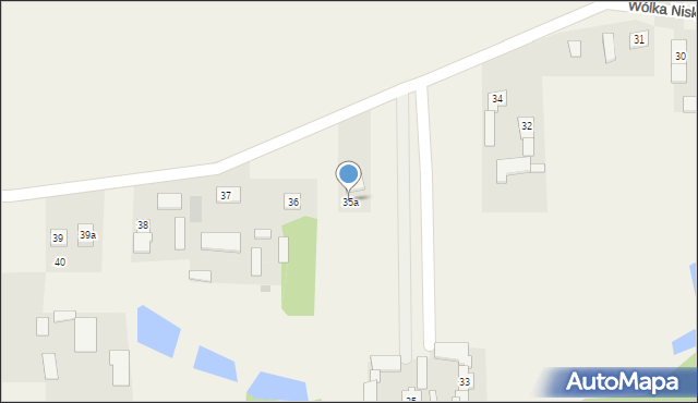 Wólka Niska, Wólka Niska, 35a, mapa Wólka Niska