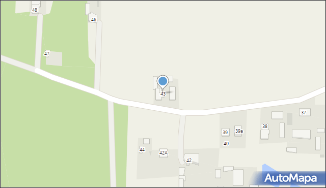 Wólka Niska, Wólka Niska, 43, mapa Wólka Niska