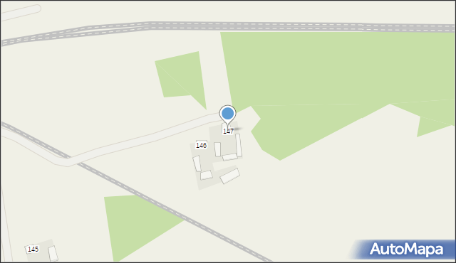 Wólka Okopska, Wólka Okopska, 147, mapa Wólka Okopska