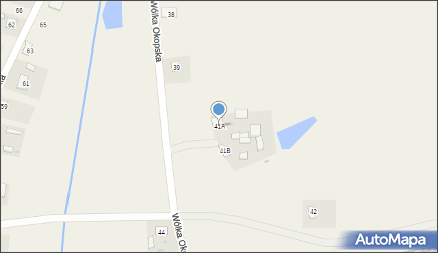 Wólka Okopska, Wólka Okopska, 41A, mapa Wólka Okopska