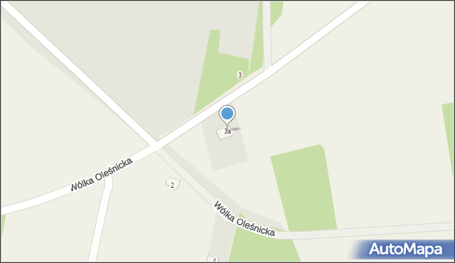 Wólka Oleśnicka, Wólka Oleśnicka, 3a, mapa Wólka Oleśnicka