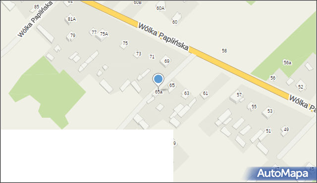 Wólka Paplińska, Wólka Paplińska, 65a, mapa Wólka Paplińska