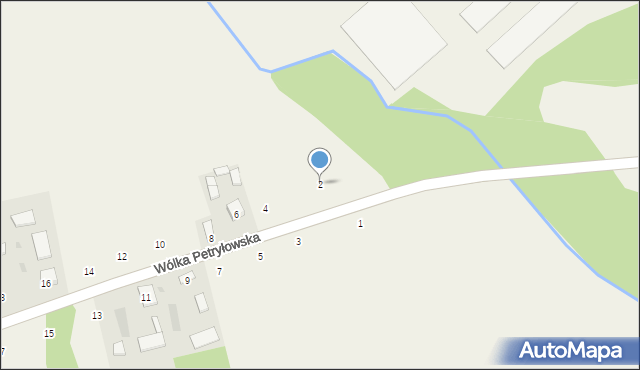 Wólka Petryłowska, Wólka Petryłowska, 2, mapa Wólka Petryłowska