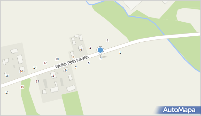Wólka Petryłowska, Wólka Petryłowska, 3, mapa Wólka Petryłowska