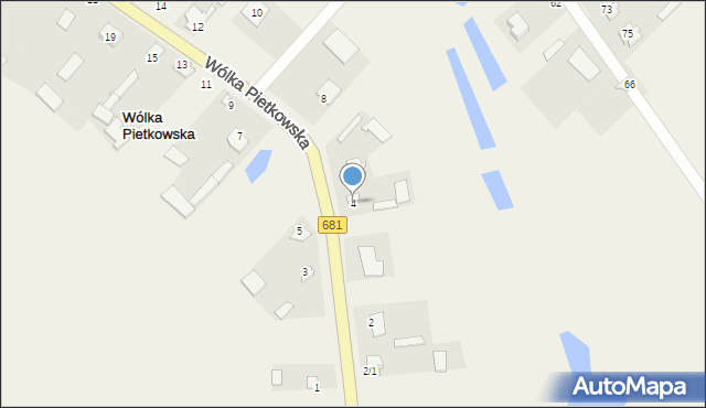 Wólka Pietkowska, Wólka Pietkowska, 4, mapa Wólka Pietkowska