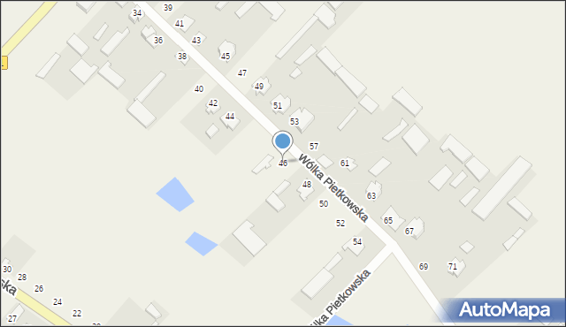 Wólka Pietkowska, Wólka Pietkowska, 46, mapa Wólka Pietkowska