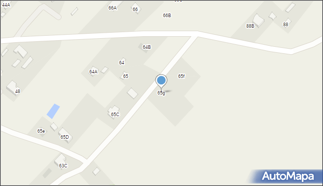Wólka Plebańska, Wólka Plebańska, 65g, mapa Wólka Plebańska