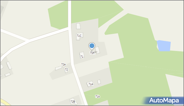 Wólka Plebańska, Wólka Plebańska, 71K, mapa Wólka Plebańska