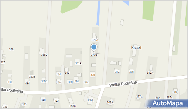 Wólka Podleśna, Wólka Podleśna, 370B, mapa Wólka Podleśna